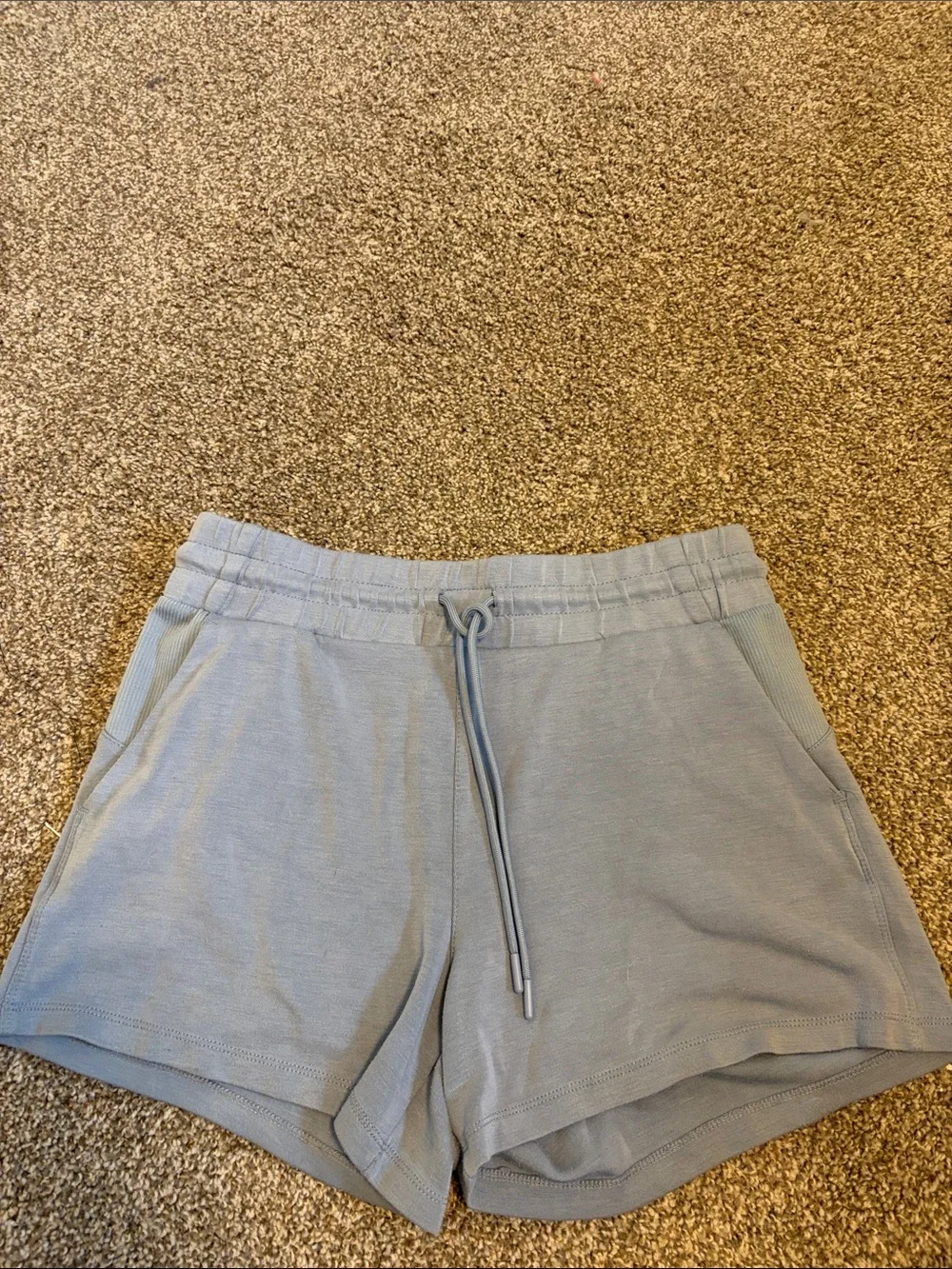 Danskin Light Blue Drawstring Athletic Lounge Shorts
